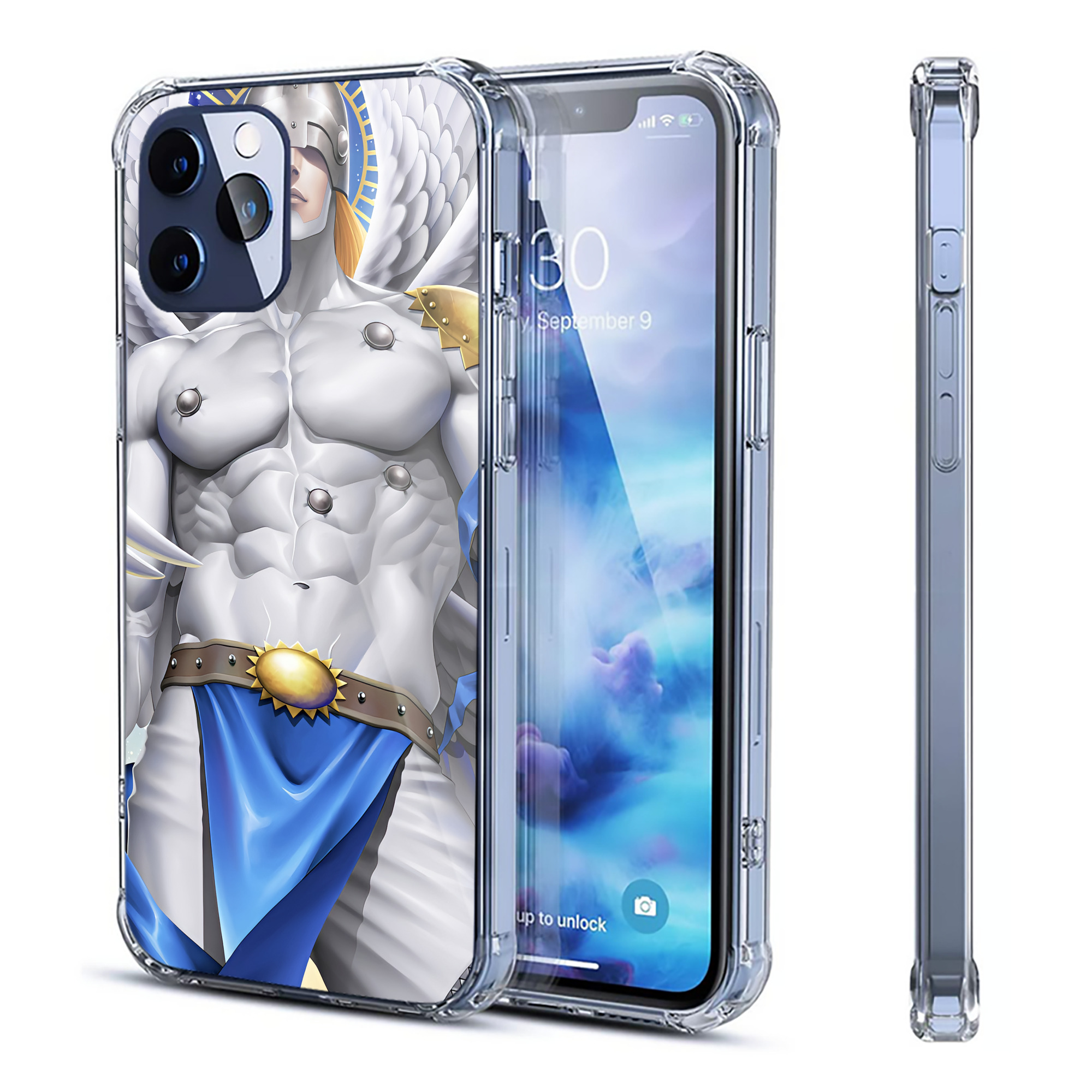 （画像用） Digimon デジタルモンスター/デジモン 【iPhone 12シリーズ対応】透明スマホケース（クリアソフトケース）
